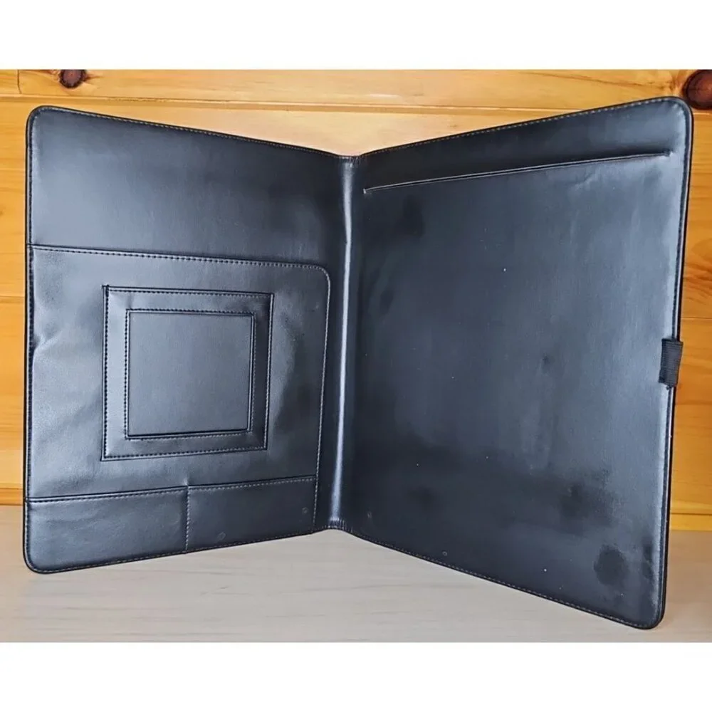 Vintage Black Perry Ellis Calculator Portfolio No Calculator